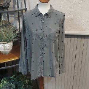 Dear John* Button-down Blouse